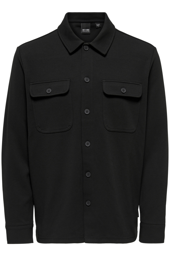 ONSNEWKODYL OVERSHIRT SWEAT NOOS 22021279 BLACK